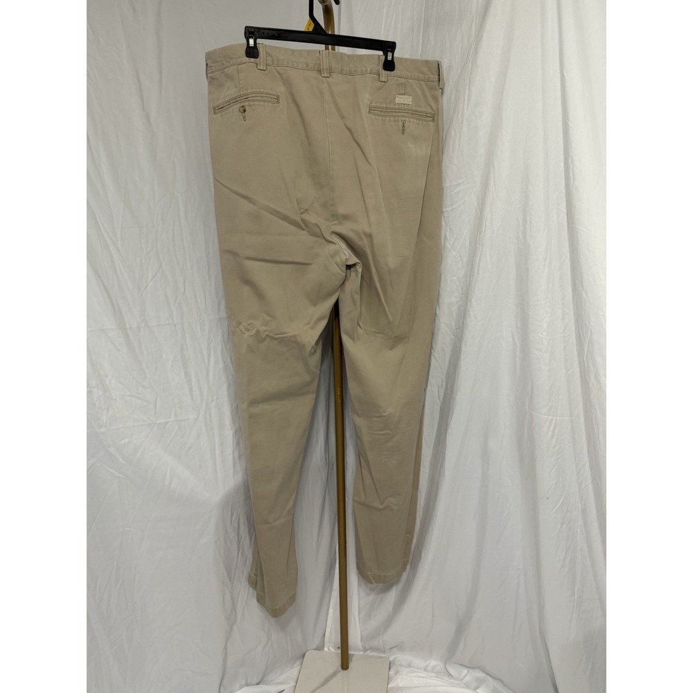 Polo Ralph Lauren Chino Pants Mens Size 38x35 Pleated Tan 100% Cotton‎ - Picture 3 of 15